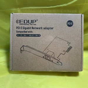 PCI-E Gigabit Ethernet Network Adapter Lan Card 1000Mbps NEW - Picture 1 of 4