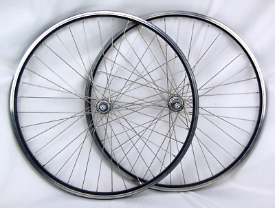 Laufradsatz 26" YAK19 schwarz 36 Loch 559x19C für Schraubkranz VR+HR Hohlkammer - Bild 1 von 4