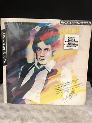 Rick Springfield ‎”Wait For Night” LP RCA Victor 1982 ‎AFL1-4235 with Poster - Image 1 of 4