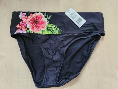 Traje de baño de fantasía para damas Mustique pliegue profundo bikini calzoncillo/fondo multi 6287 Foto 1 de 4