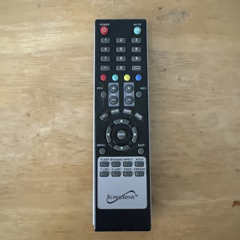 Supersonic Remote Control for SC1312 SC1512 SC1912 SC2212 SC2412 - Image 1 of 4