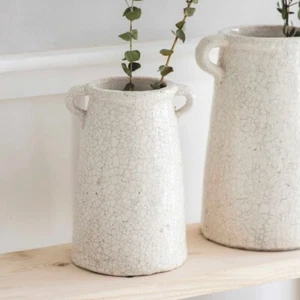 Crackle Glaze Vase - flower vase, utensil holder new home gift - Picture 1 of 5