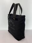 Marc Jacobs Tote Bag/Cotton/Blk/Handle Part Faded/Stains