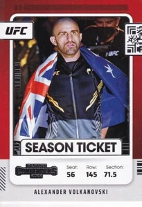 2022 Panini Chronicles UFC - Contenders Season Ticket #103 Alexander Volkanovski - Picture 1 of 2