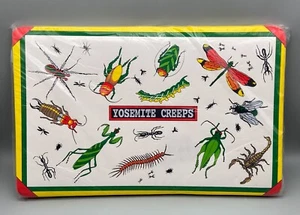 Placemats Yosemite Creeps Insects Design Children's Colorful Fun set of 6 NOS - Picture 1 of 8