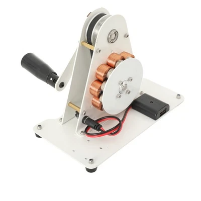 Tragbarer Handkurbelgenerator, Notstromgenerator mit USB-Ladegerät und Griff - Bild 1 von 4