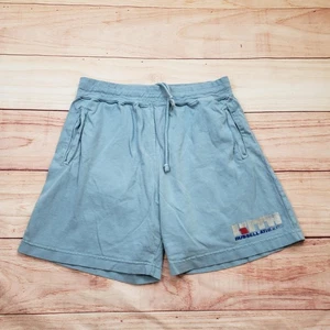 Kith Russell Sportshorts Herren mittelblau 100 % Baumwolle Logo Kordelzug - Bild 1 von 10