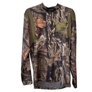 Mossy Oak Mens Camo Real Tree Long Sleeve Shirt M Elite - Picture 1 of 5