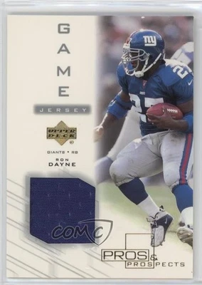 2001 Upper Deck Pros & Prospects Game Jersey Ron Dayne #RD-J - Image 1 of 2