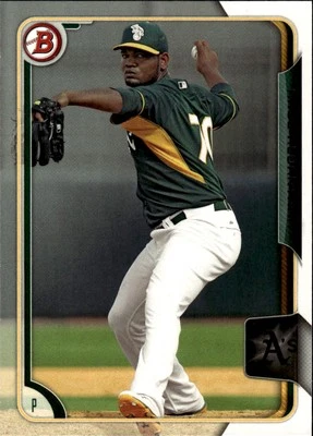 2015 Bowman #BP146 Raul Alcantara Oakland Athletics - Image 1 of 2