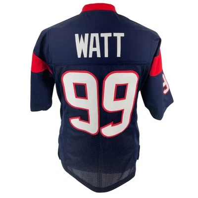 Jersey JJ J.J. Watt Azul Houston | Unisex Adulto Tallas S-5XL Sin Firmar Personalizado Cosido Foto 1 de 4