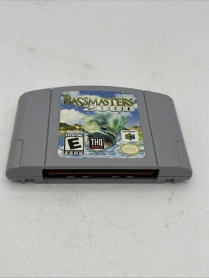 Bass Masters 2000 Nintendo 64 N64 Auténtico Cartucho Gris Raro Probado Foto 1 de 4