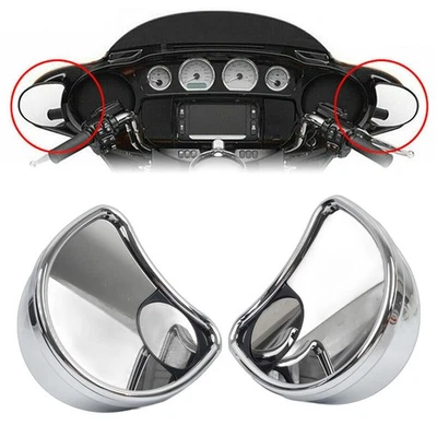 Side Mirror Fairing Mount Rear Blind Spot Fit Touring Ultra Limited Plastic mo - Image 1 of 4