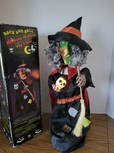 Vintage Rock and Roll Halloween Witch Spooky Doesn't Move See Video - Picture 1 of 18