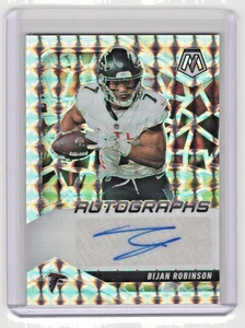 2025 Mosaic Bijan Robinson Silver Prizm Auto Atlanta Falcons #AMC-BRN - Picture 1 of 2
