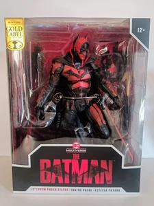 DC Multiverse The Batman Gold Label 12” Figure Black & Red McFarlane Statue - Picture 1 of 8