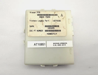 Módulo de computadora de control de memoria de posición de conducción Nissan Armada Titan OEM 04-15 Foto 1 de 4