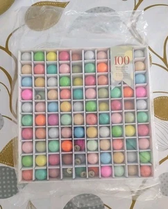 NUEVO Adornos Miniatura Anthropologie Terrain Good Cheer Bauble, Juego de 100 - Imagen 1 de 3