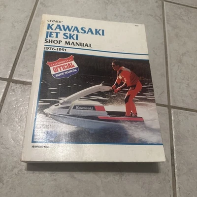 Manual de reparación de taller de motos acuáticas Kawasaki 1976-1991 Kawasaki Jet Ski Foto 1 de 4