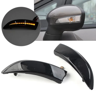 Luz de señal de giro de la lámpara del espejo retrovisor para Ford Fiesta 2008-2019 B-Max 2008-2017 Foto 1 de 4