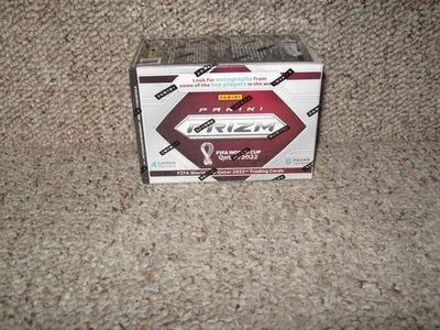 NUEVO 2022 Panini Prizm Copa Mundial de la FIFA Qatar Fútbol Blaster Caja SELLADO DE FÁBRICA Foto 1 de 2
