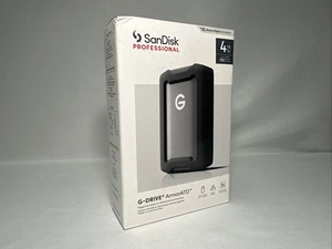SanDisk Professional G-DRIVE ArmorATD 4TB USB-C Portable Hard Drive - BRAND NEW! - Afbeelding 1 van 5