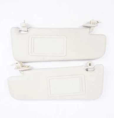 OEM 2012 2013 2014 2015 2016 2017 Fiat 500 Beige Left Right Sun Visor - Image 1 of 4