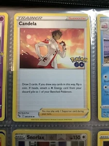 MINT/NM Candela Pokemon Go 065/078 Pokemon TCG Regular Uncommon - Picture 1 of 2