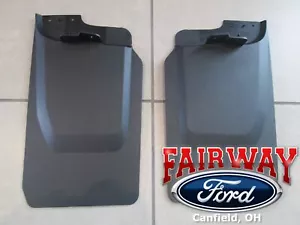 17 thru 24 Super Duty F-450 OEM Ford Molded Splash Guards FRONT -Pickup Bed ONLY - Picture 1 of 7