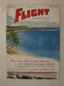 Flight 3 Aug 1950 (Fairey Gannet, Double-Mamba, Korean War, RAF, Orly, Gliding) - Picture 1 of 15