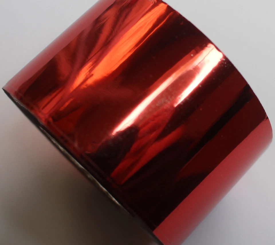 TransferFolie Transfer Nagelfolie Zauberfolie 15 x4  * Rot Pure * Folie NEU - Bild 1 von 1