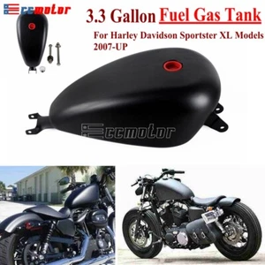 3.3 Gallons EFI Gas Fuel Tank for Harley XL 883 1200 Sportster 48 72 2007-2020 - Picture 1 of 11