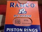 RAMCO PISTON RINGS SET STOCK NO. 1195 STD   #9563