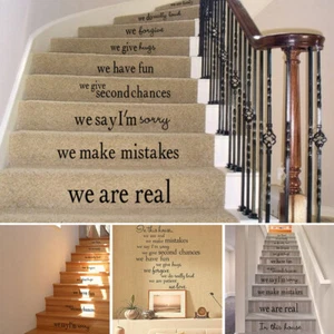Stairs Decal Staircase Sticker Decor Decals Stairs Floor Staircase Bumper Home - Picture 1 of 8