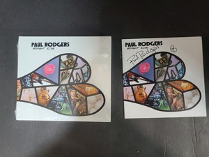 Paul Rodgers Signed Auto Graph 'Midnight Rose' Art Card And New CD Bad...