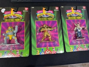 Mighty Morphin Power Rangers 1993 Set of 3 Aliens in Ban Dai Sealed - Picture 1 of 4
