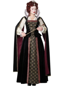 Elizabethan Era Queen Women's Costume Large 10-12 - Picture 1 of 1