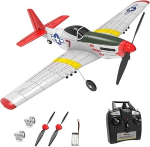 	Top Race Remote Control Airplane 4-Channel RC Plane with Propeller Saver	 - Picture 1 of 8