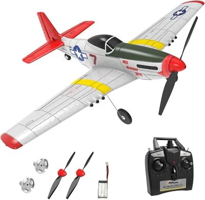 	Top Race Remote Control Airplane 4-Channel RC Plane with Propeller Saver	 - Image 1 of 4