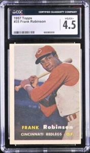 1957 Topps #35 Frank Robinson CGC 4.5 VG/EX+ Rookie Card HOF - Picture 1 of 2