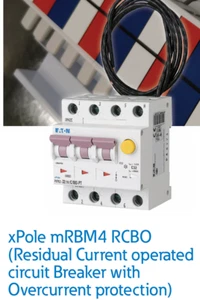 Eaton 32 Amp MCB & RCD MCB/RCD RCBO C Curve 4 Pole 30mA MRBM4-32/3/C/003-A-UK-PT - Picture 1 of 4