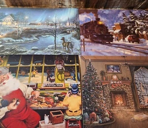 Vtg MCM 70s Christmas Holiday Card Samples Scrapbooking Crafts Ephemera Lot 50 - Picture 1 of 11