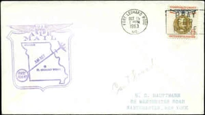 Cam 107NE101 Fort Leonard nach Chicago AMF 15.10.63 Ozark Airlines - Bild 1 von 2