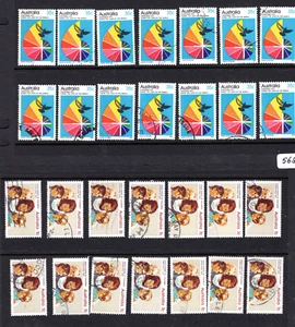 1972 35c Christmas Dove "Christ Light of the World" Australia USED LOT 14 Sets - Picture 1 of 1
