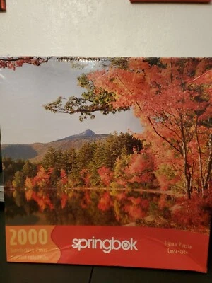 Springbok 2000 Piece Jigsaw Puzzle - Fall Foliage - NEW! (Interlocking Pieces) - Image 1 of 3