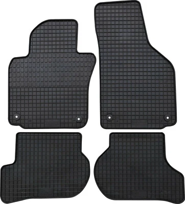 Gummimatte 4-teilig schwarz für VW Golf VI ab 2008-10/2012 Passform|PETEX