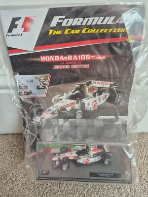 1/43 F1 FORMULA 1 CAR COLLECTION - HONDA RA106 JENSON BUTTON 2006 CAR #50 NEW - Image 1 of 3