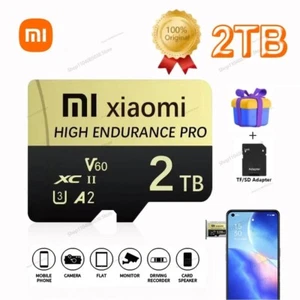 Carte Mémoire Micro SD sdxc XIAOMI 128 256 512 Go 1 To 2 To Classe Video V60 - Photo 1/10