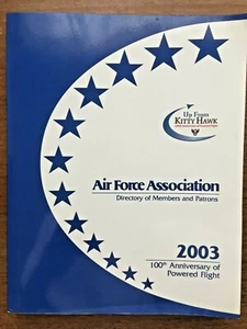 2003 Associazione Aeronautica Militare Repertorio Soci e Patroni -10° Ann. di volo - Foto 1 di 1