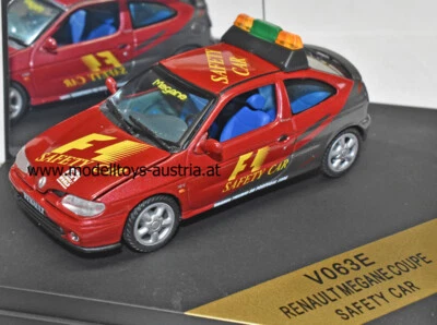 Renault Megane Cupé 1996 FÓRMULA 1 COCHE DE SEGURIDAD Portugal GP 1:43 Vitesse Foto 1 de 4